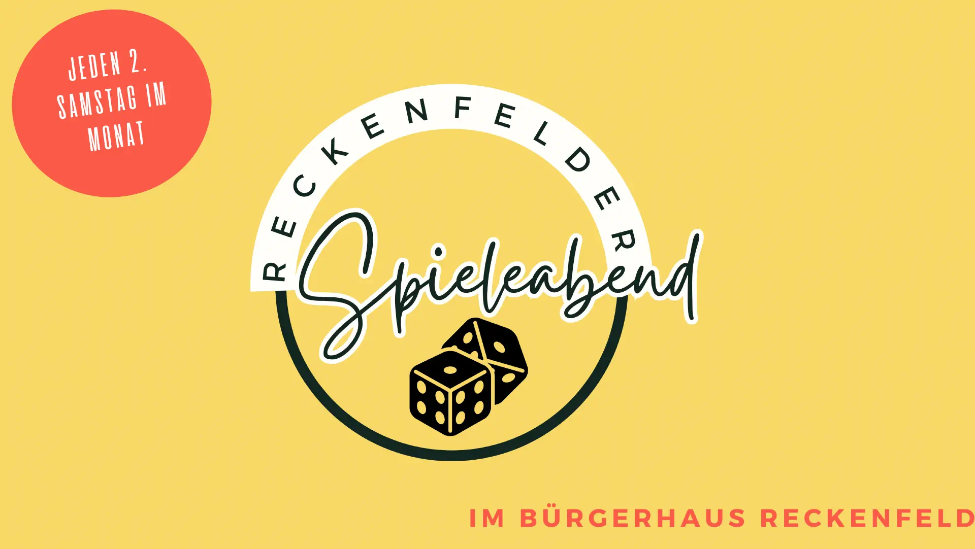 Logo des Reckenfelder Spieleabends im Bürgerhaus Reckenfeld